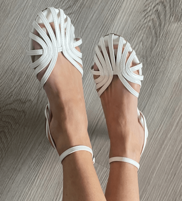 Vittoria™ | Auksinės Papuošalų Sandalės
