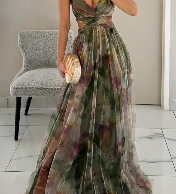 Madeline | Ilga Gėlių Suknelė, suteikianti Be pastangų Eleganciją
