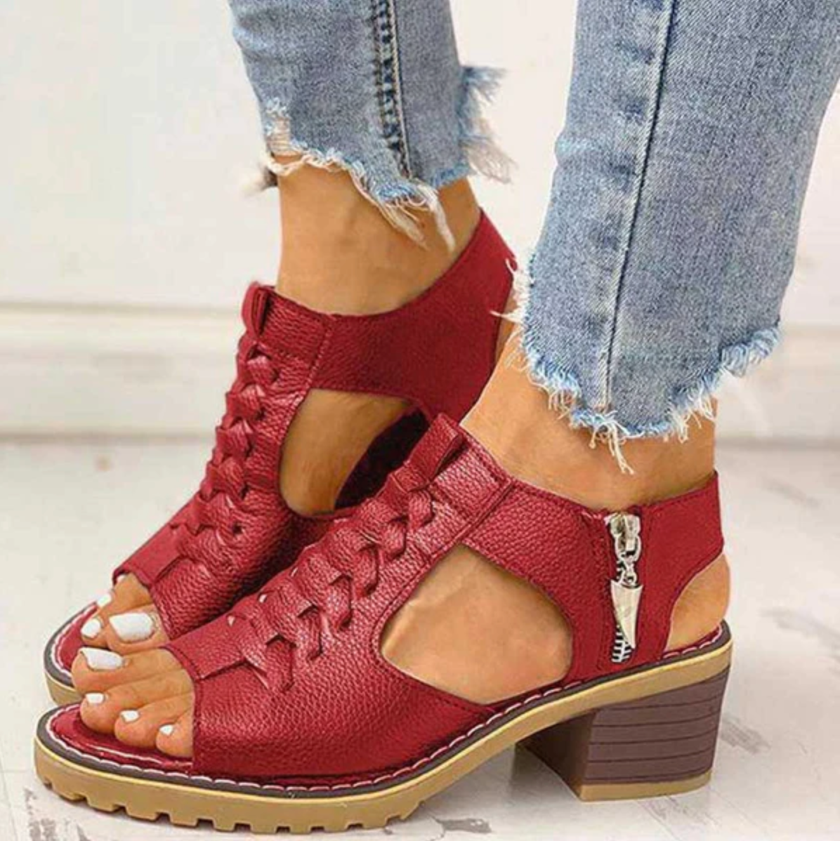 Ouida™ Elegantiški Aukštakulniai Sandalai