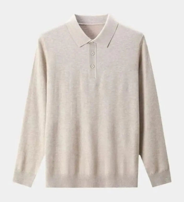 Adrian™ | Vilnonis polo su mygtukais