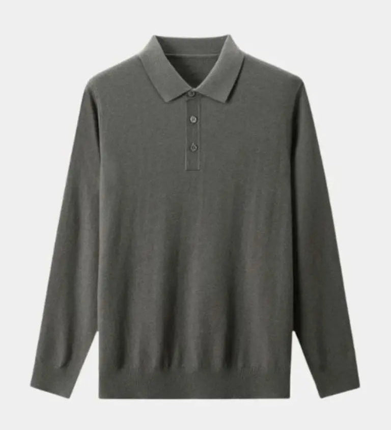 Adrian™ | Vilnonis polo su mygtukais