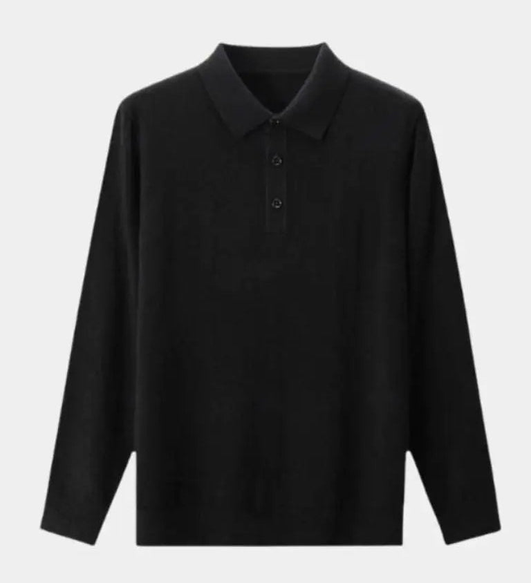 Adrian™ | Vilnonis polo su mygtukais