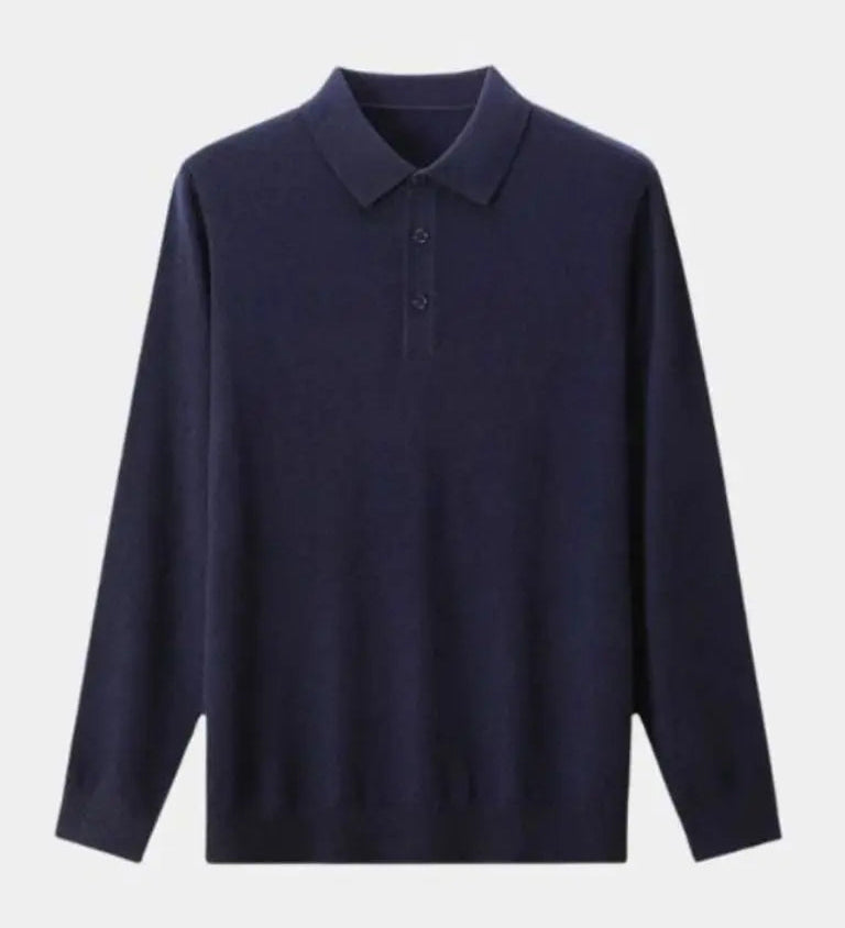 Adrian™ | Vilnonis polo su mygtukais