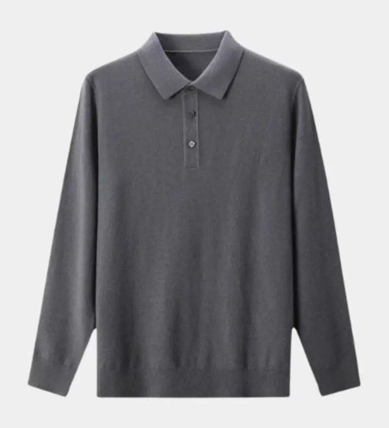 Adrian™ | Vilnonis polo su mygtukais