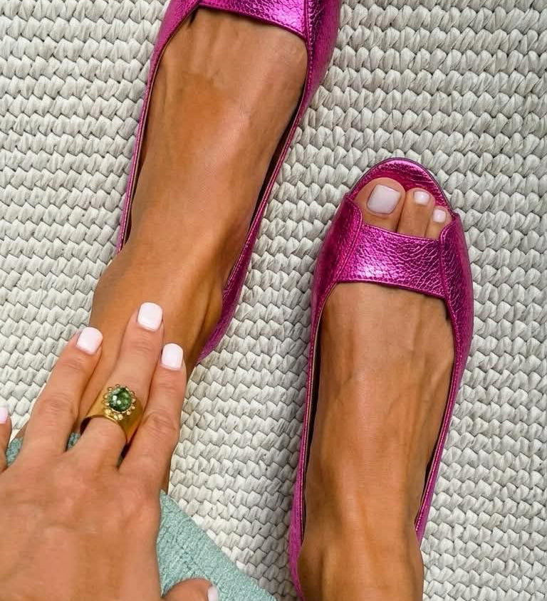 Adelina™ | Aukso Komforto Chic Sandalai