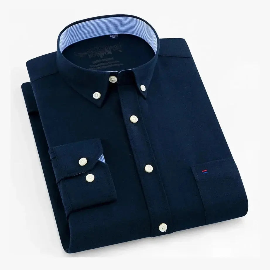 Liam™ | Elegantiška Medvilninė Marškiniai