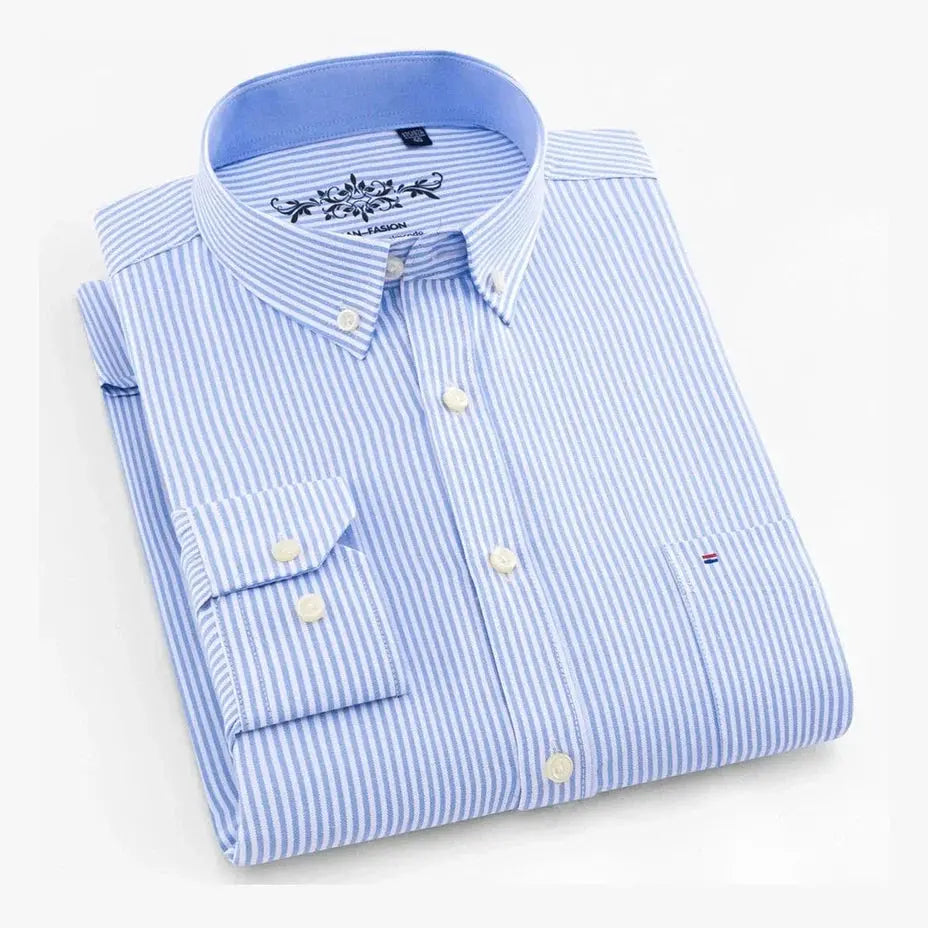 Liam™ | Elegantiška Medvilninė Marškiniai