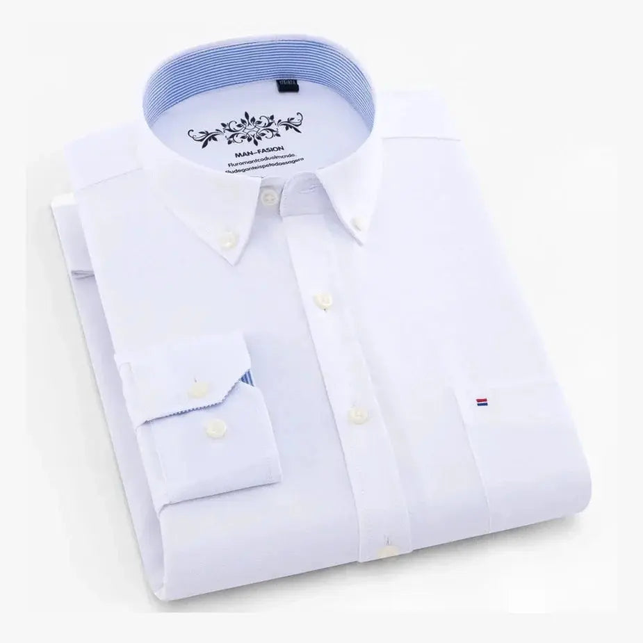 Liam™ | Elegantiška Medvilninė Marškiniai
