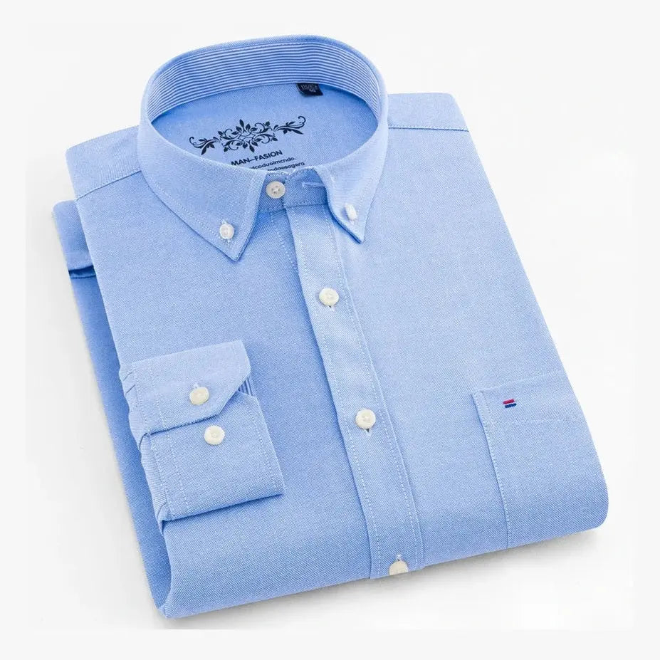 Liam™ | Elegantiška Medvilninė Marškiniai