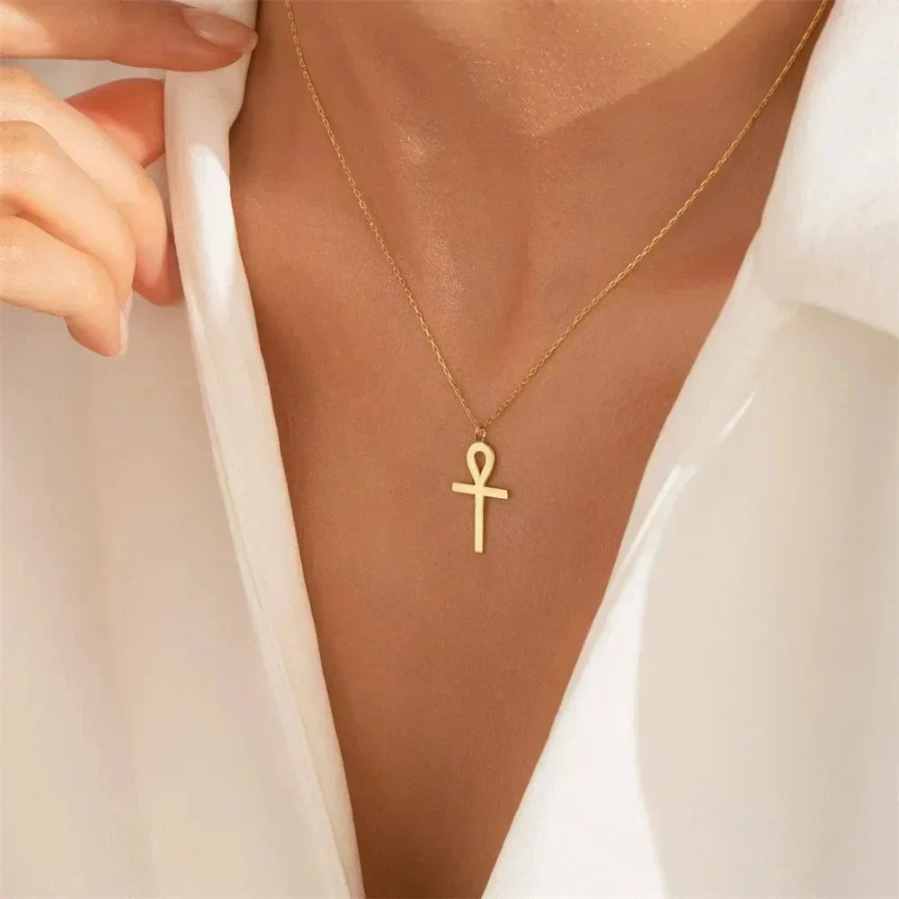 Auksinis Ankh pakabukas