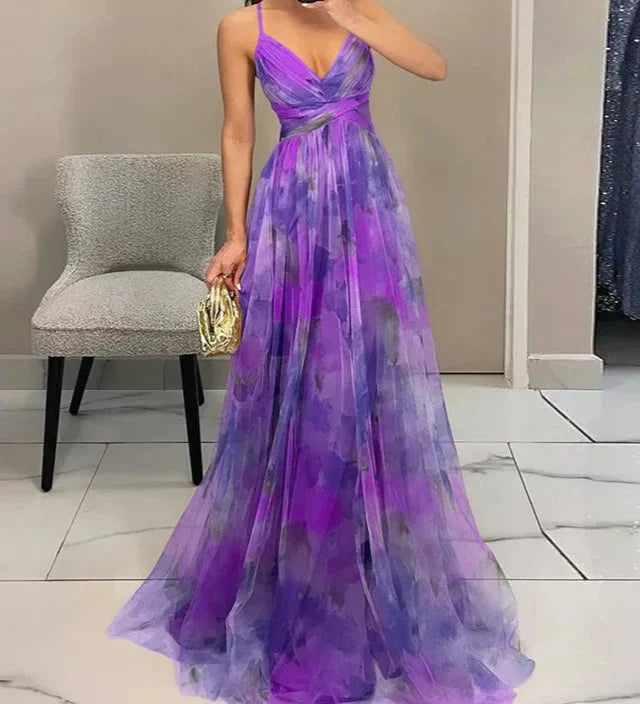Madeline | Ilga Gėlių Suknelė, suteikianti Be pastangų Eleganciją