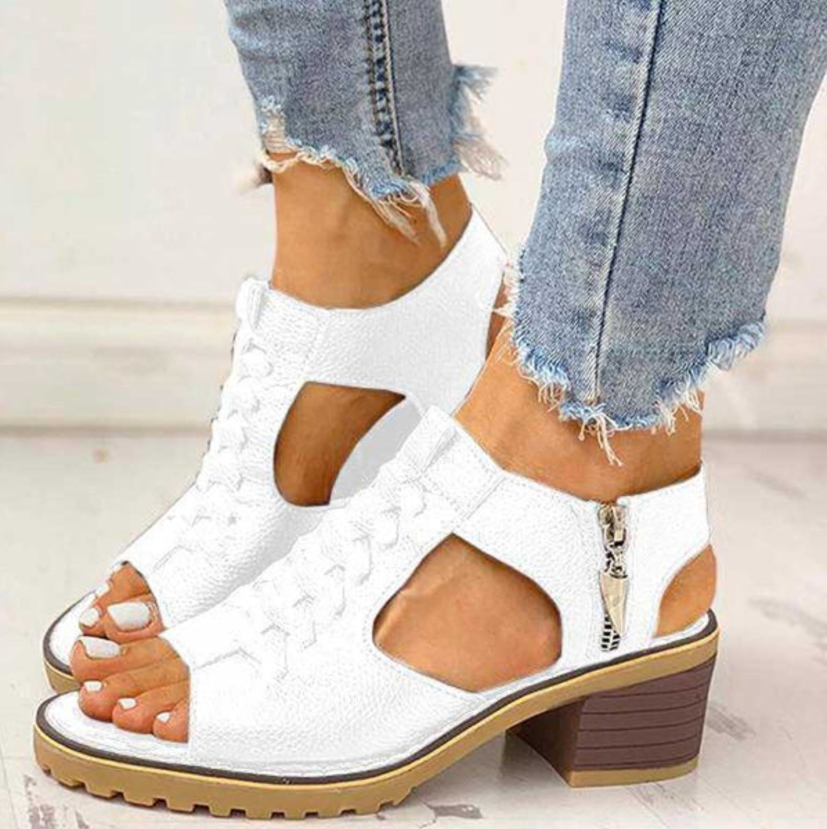 Ouida™ Elegantiški Aukštakulniai Sandalai