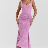 Nalina™ | Maxi Suknelė – Elegancija Kiekviename Detalyje